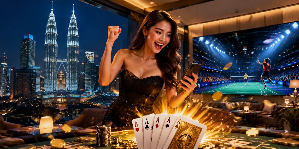 Permainan Teen Patti di Kuala Lumpur dalam suasana kasino moden