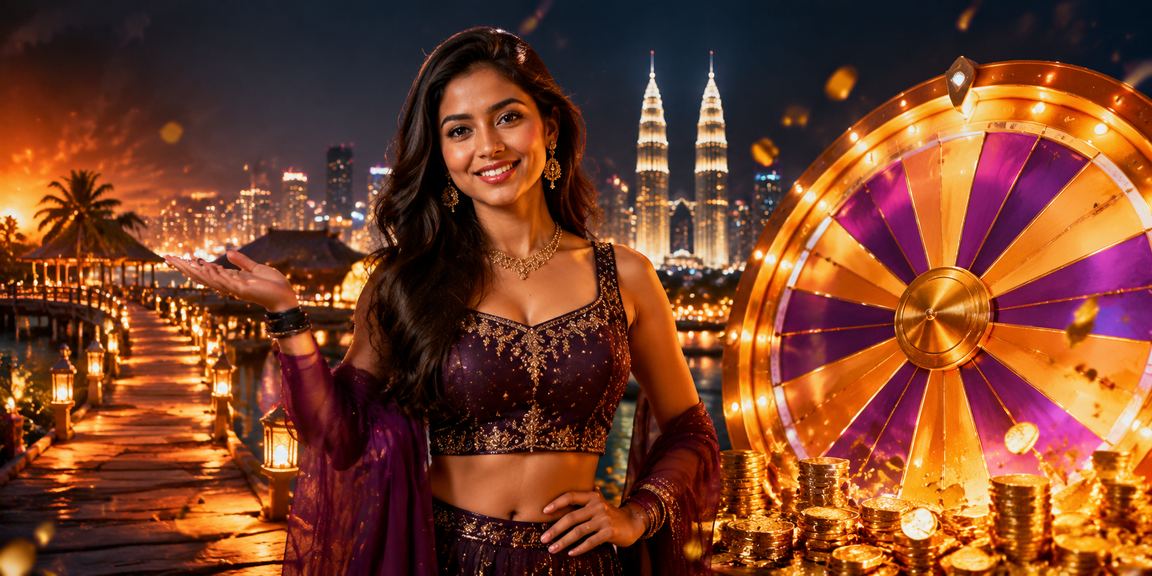 Meja roulette Malaysia dalam suasana kasino yang mewah dan menegangkan